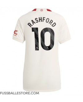 Günstige Manchester United Marcus Rashford #10 3rd trikot Damen 2023-24 Kurzarm